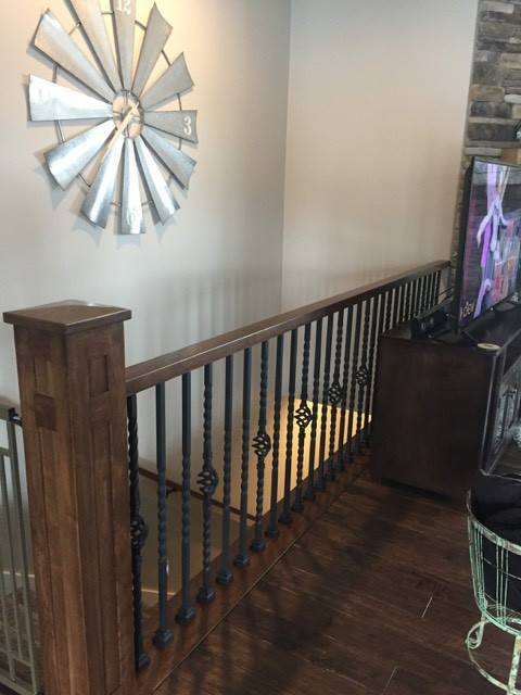 Upstairs Railing